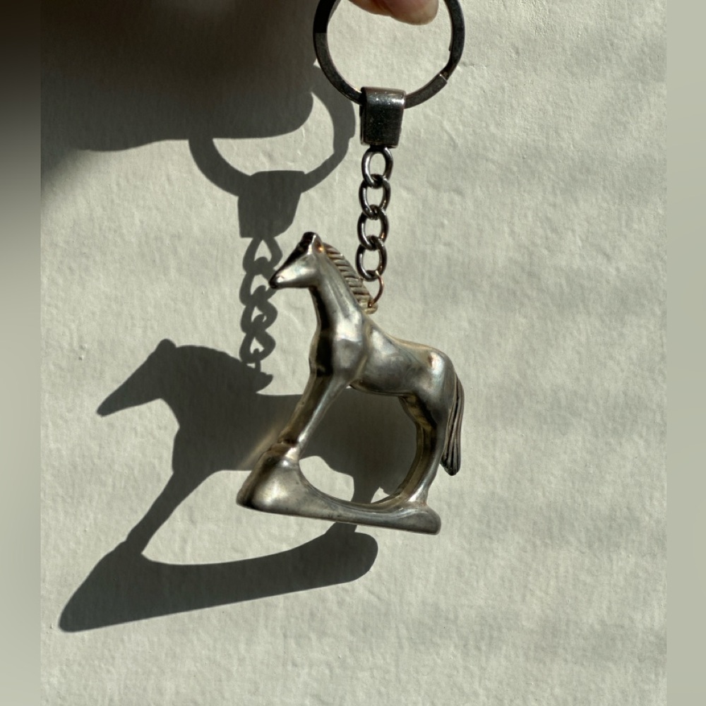 Vintage Equestrian Talisman Key Chain Zipper Pendant Stallion Horse Year 2026